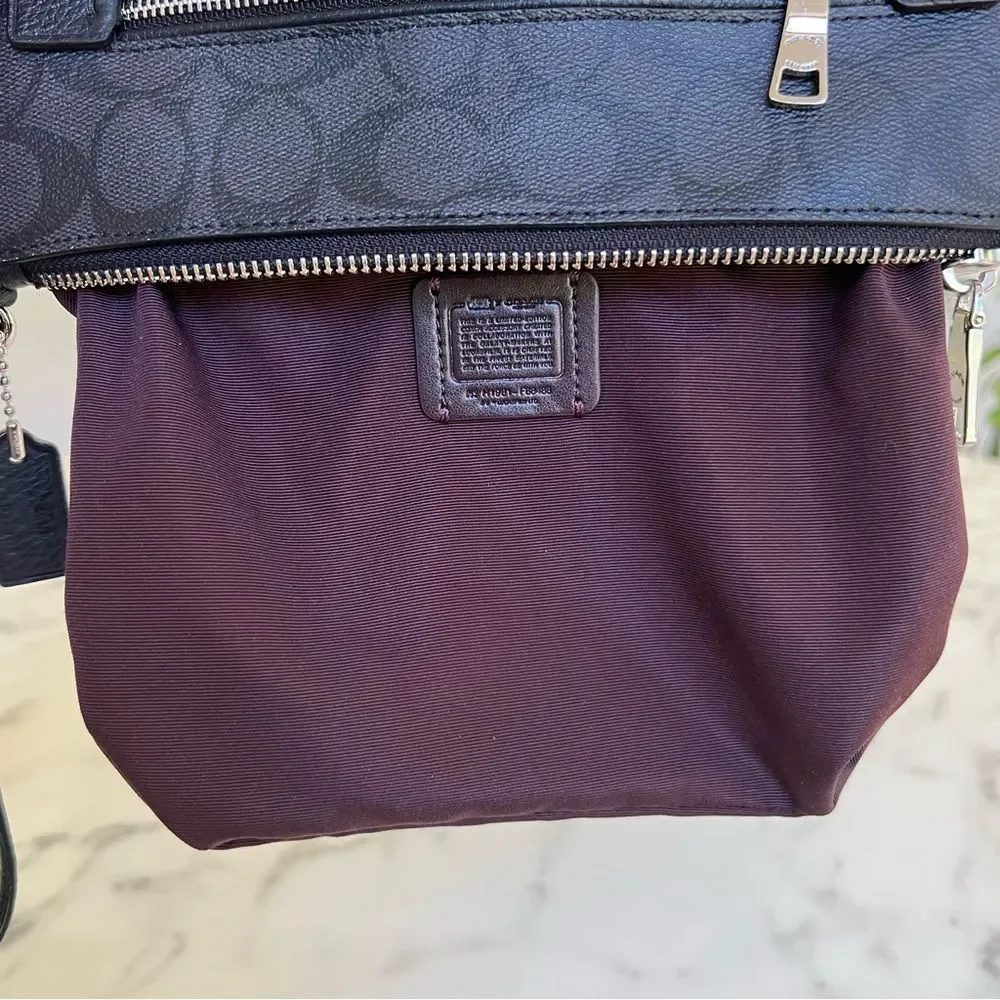 Star Wars X Coach Gallery Pouch In Signature Canvas With Motif F88488 Black